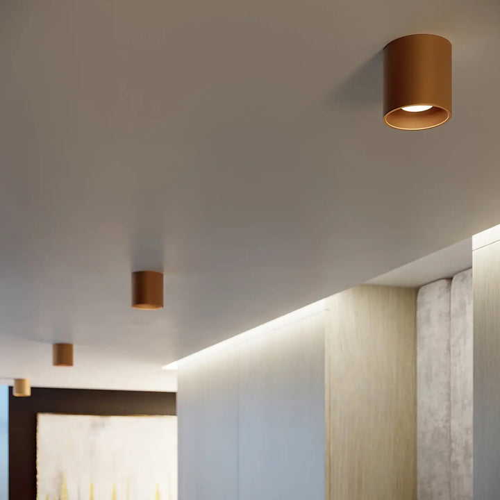 Luminaire plafonnier orbis 1 or en cuivre finition simple coup pour décoration intérieure moderne et élégante
