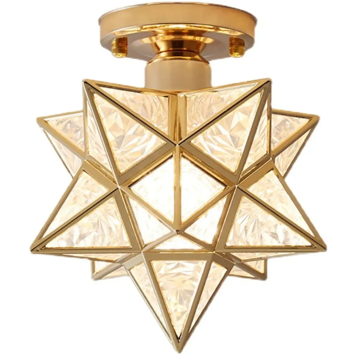 Lamps for Living Room Decor Five-pointed Star Ceiling Modern Balcony Corridor Porch Fashion Network Red Star Ceiling