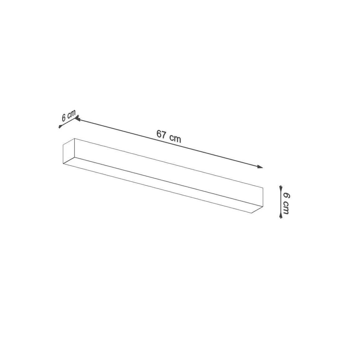 Luminaire plafonnier pinne 67 4000k blanc collection pinne avec paramètres d’éclairage pour lampe suspendue moderne