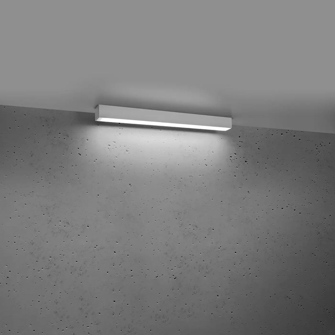 Luminaire plafonnier pinne 67 4000k blanc moderne rectangulaire avec paramètres d’éclairage pour lampe suspendue
