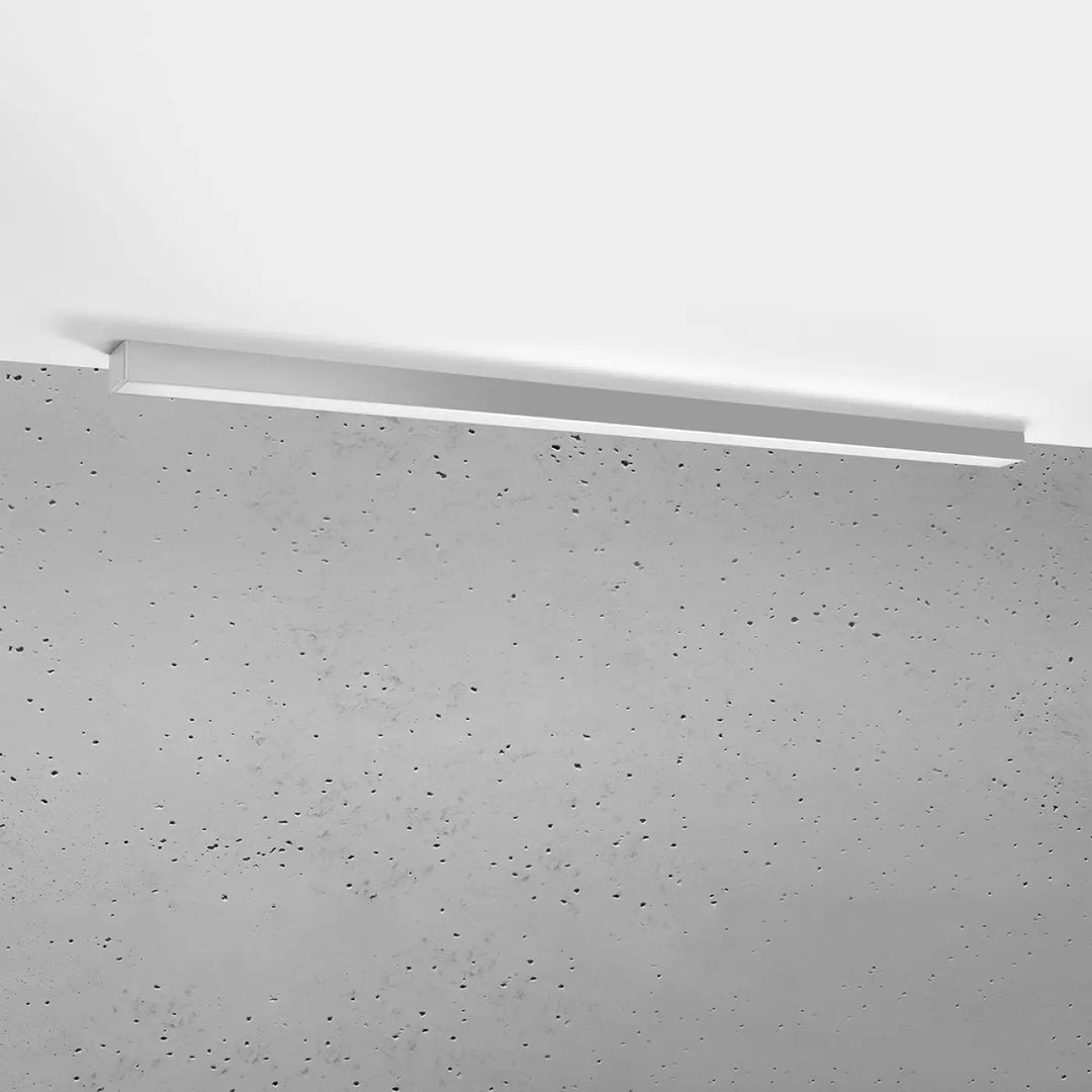 Luminaire plafonnier blanc minimaliste collection pinne avec paramètres d’éclairage 4000k en différentes tailles gris