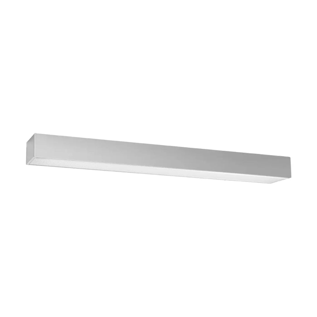 Luminaire plafonnier collection pinne module led en finition métallique grise avec paramètres d’éclairage 3000k minimaliste