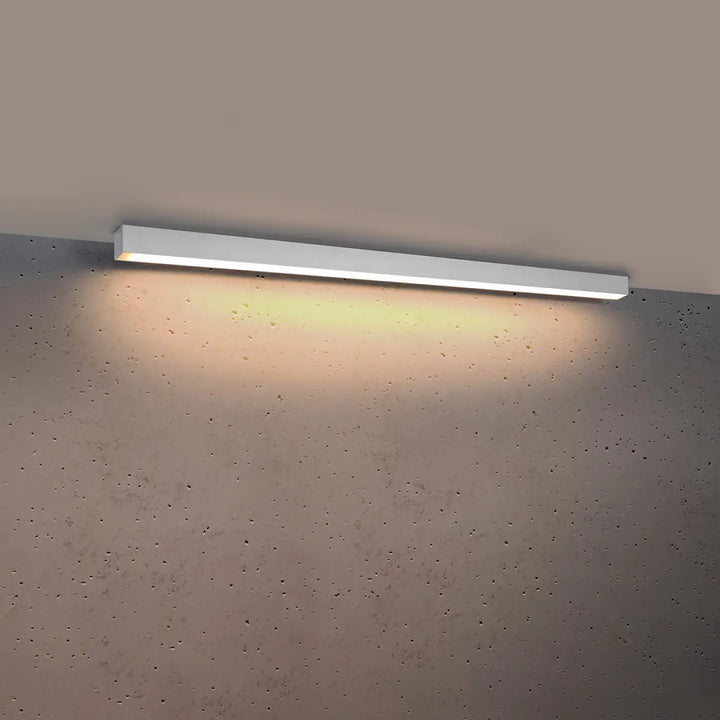 Luminaire plafonnier pinne 118 blanc avec module led 3000k monté au plafond pour bureau à domicile et paramètres d’éclairage