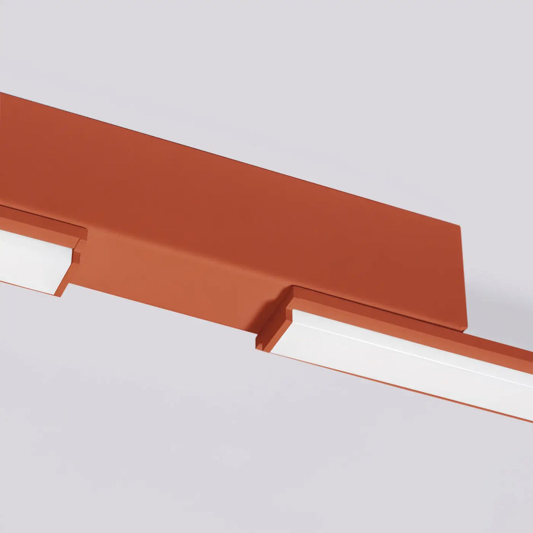 Lámpara de techo LAGOM, rojo ocre, 3000K