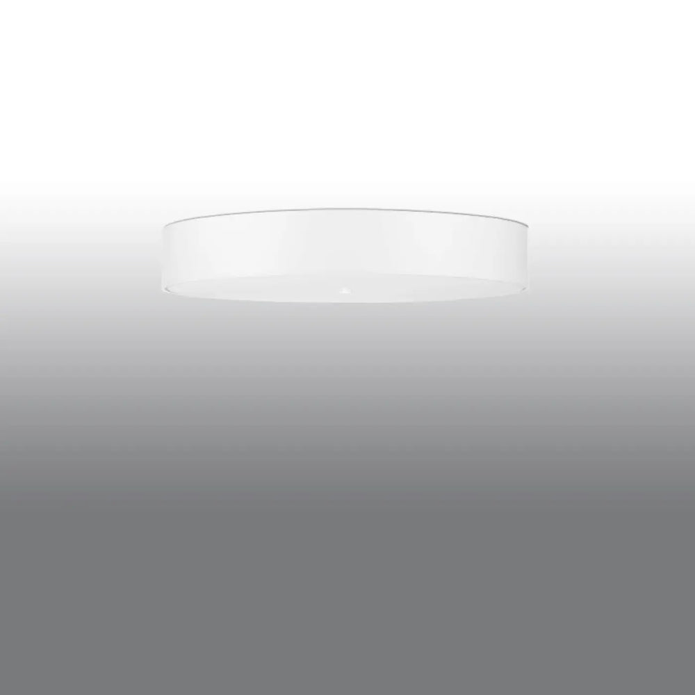 Luminaire plafonnier plafond skala 80 blanc avec diffuseur translucide lisse pour une décoration élégante et plafond minimaliste