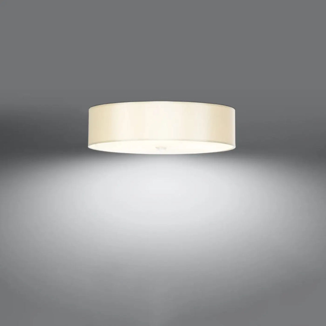 Luminaire plafonnier skala 50 blanc crème avec éclairage diffus pour un plafond minimaliste et décoration élégante