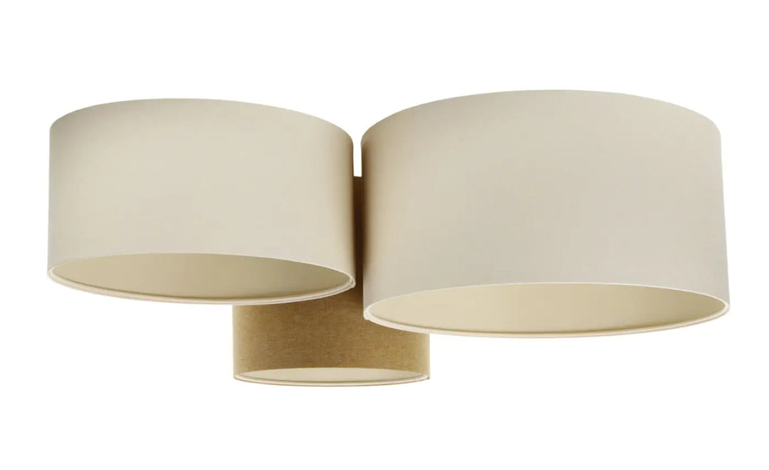 Plafond Trio Boho Elegant – Creme/Mustard yellow