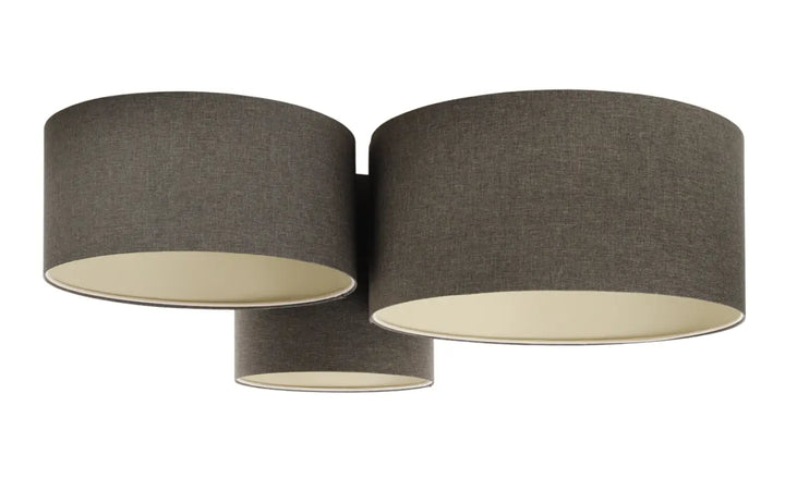 Plafond Trio Boho Elegant – Grey brown/Ecru