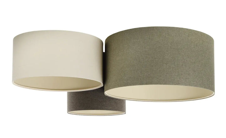 Plafond Trio Boho Elegant – Graphite/Grey green/Creme/Ecru
