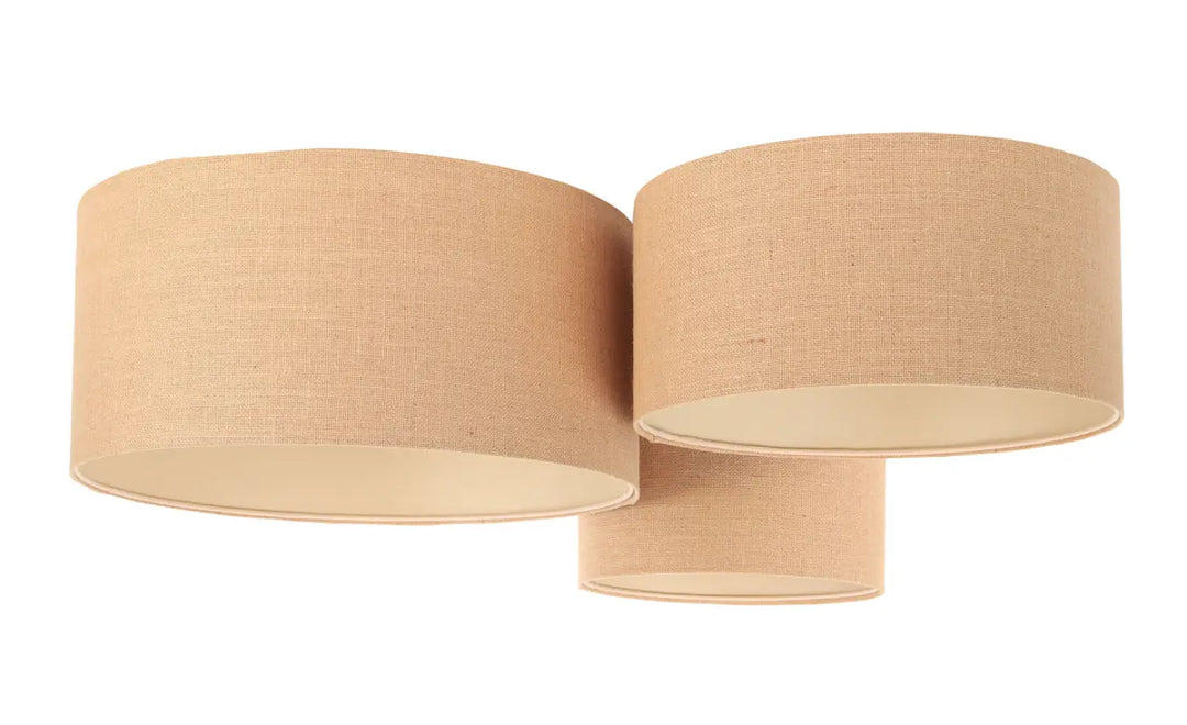 Plafond Trio Boho – Caramel/Ecru