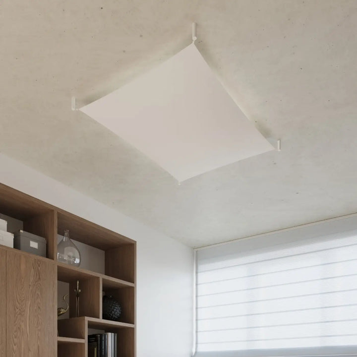 Plafonnier luna blanc minimaliste avec un design moderne et lignes épurées pour un éclairage minimaliste plus facile