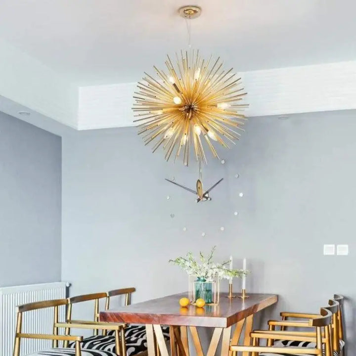 Luminaire Soleil en Aluminium au Design Éclatant