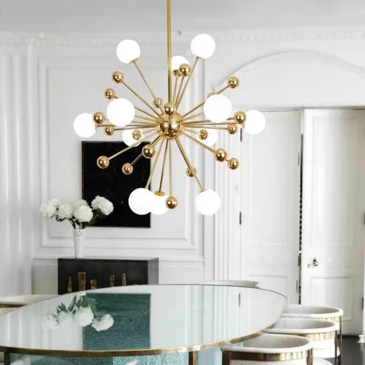 Luminaire Suspension Boule Design Forme Étoile