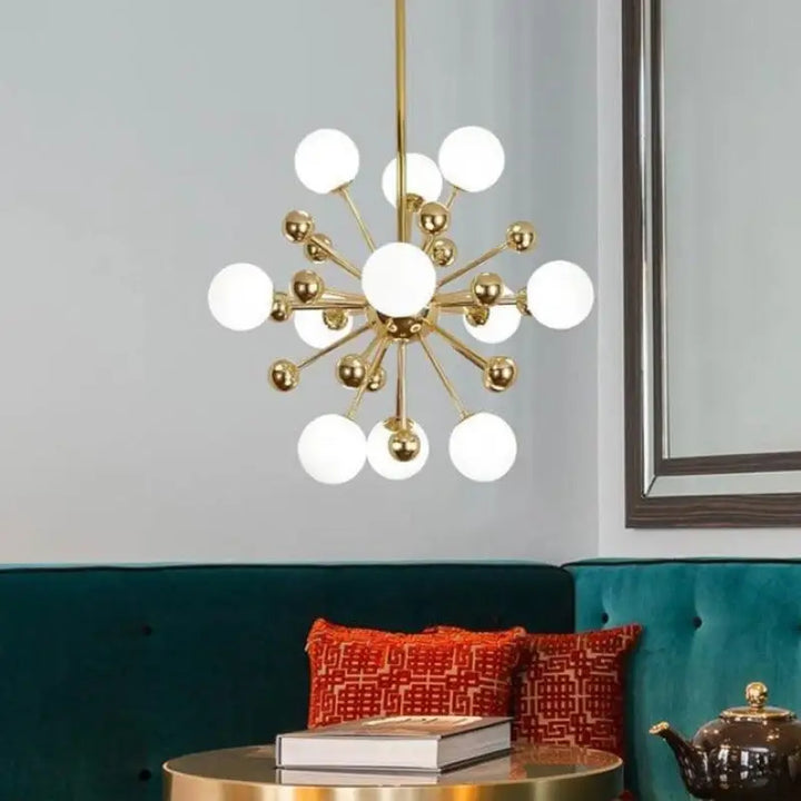 Luminaire Suspension Boule Design Forme Étoile