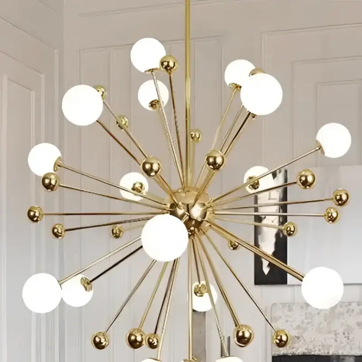 Luminaire Suspension Boule Design Forme Étoile