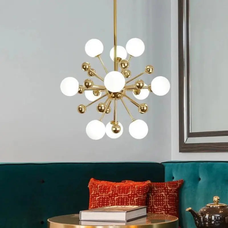 Luminaire Suspension Boule Design Forme Étoile