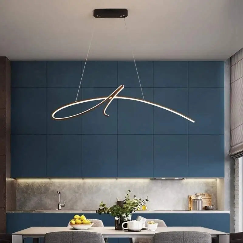 Luminaire Suspension Design Italien En Ruban