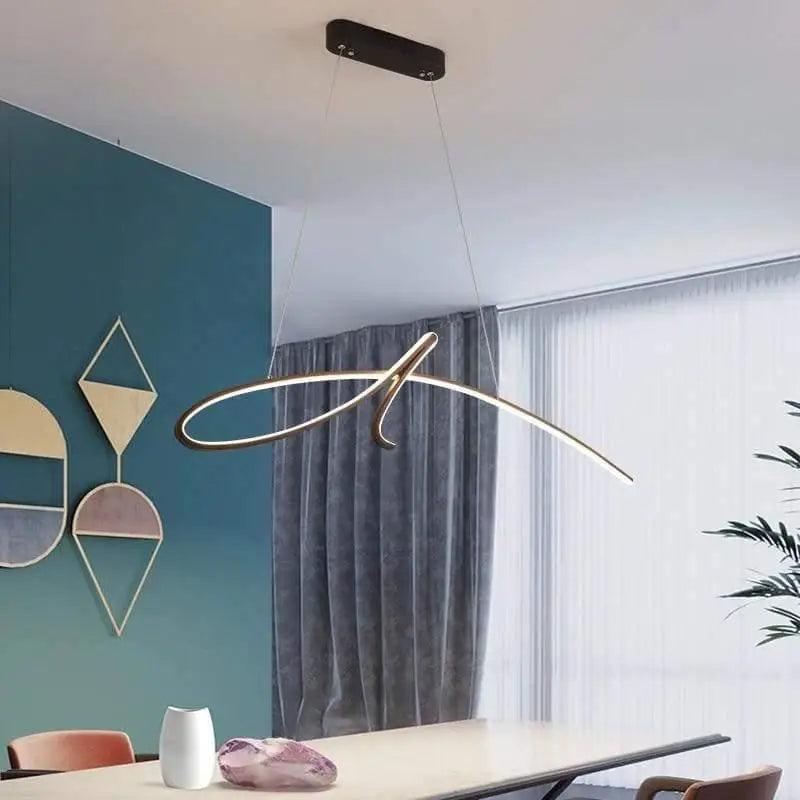 Luminaire Suspension Design Italien En Ruban