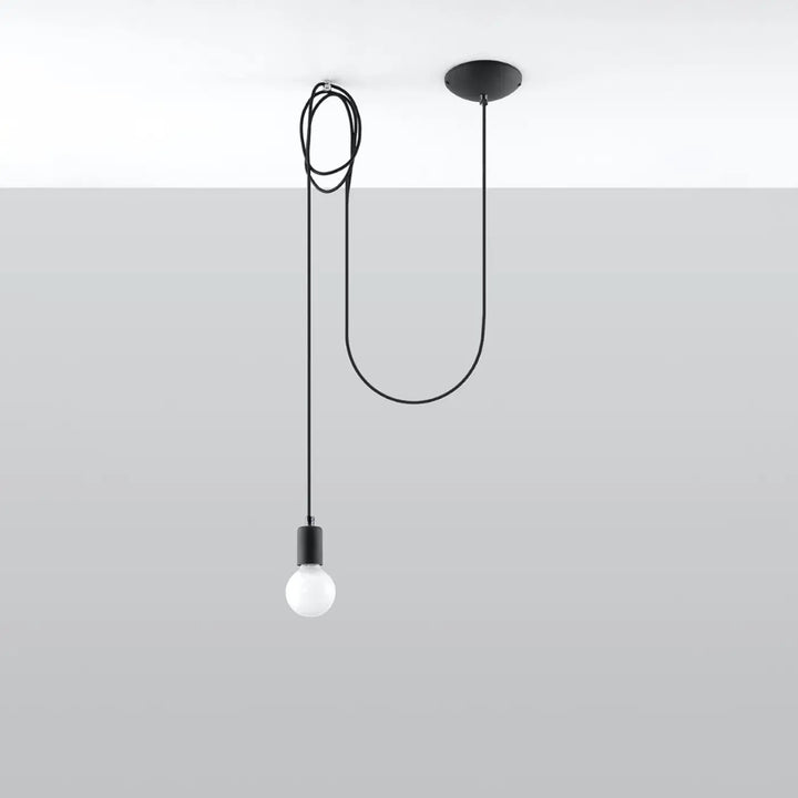 Lustre noir éteint