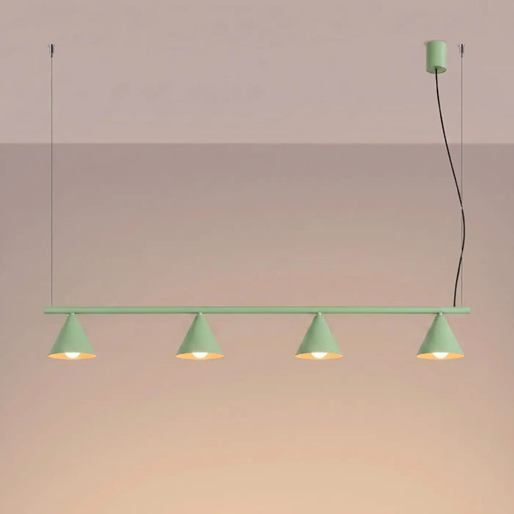 Lustre sauge allumé