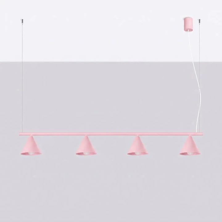 Lustre rose éteint