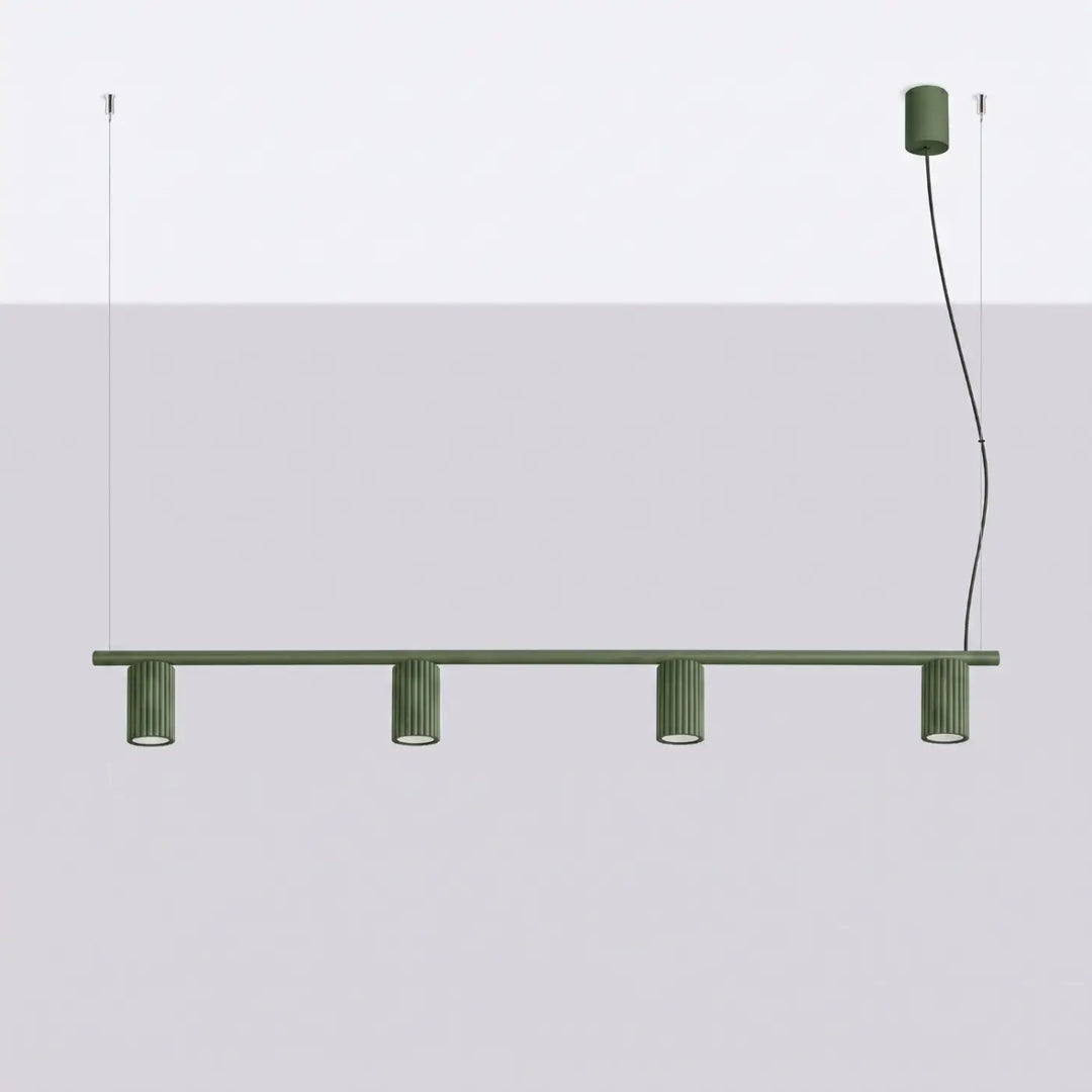 Lustre vert olive éteint