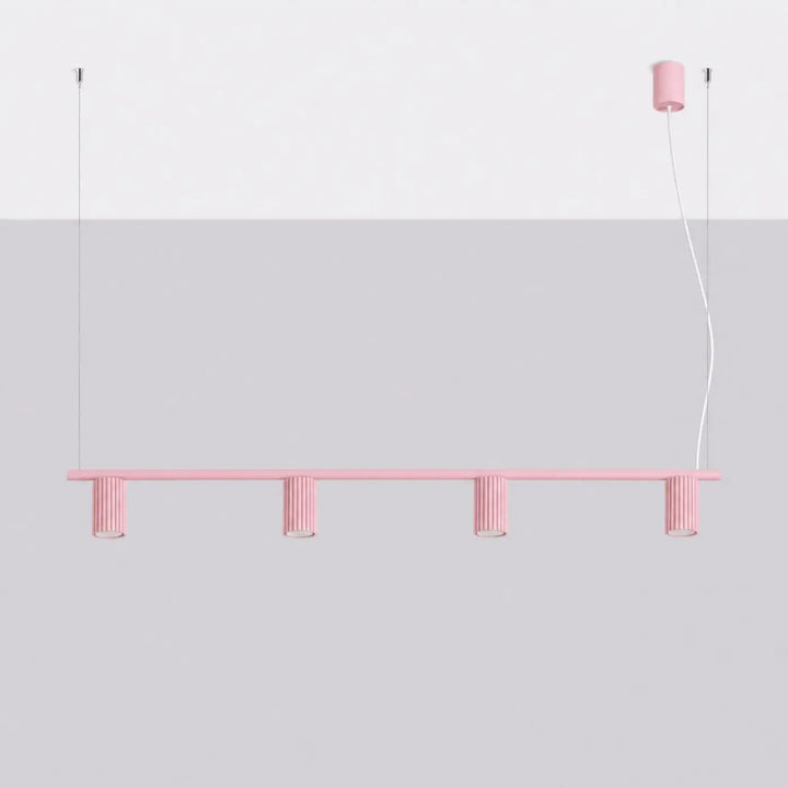 Lustre rose éteint