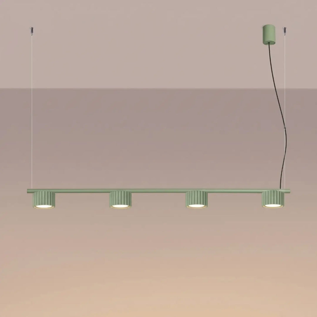 Lustre sauge allumé