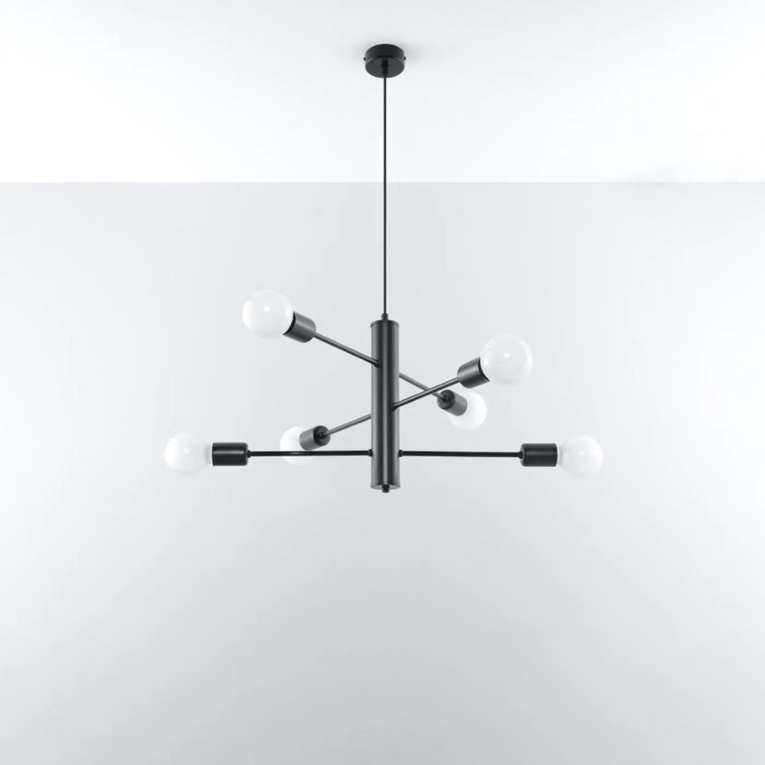 Lustre noir éteint