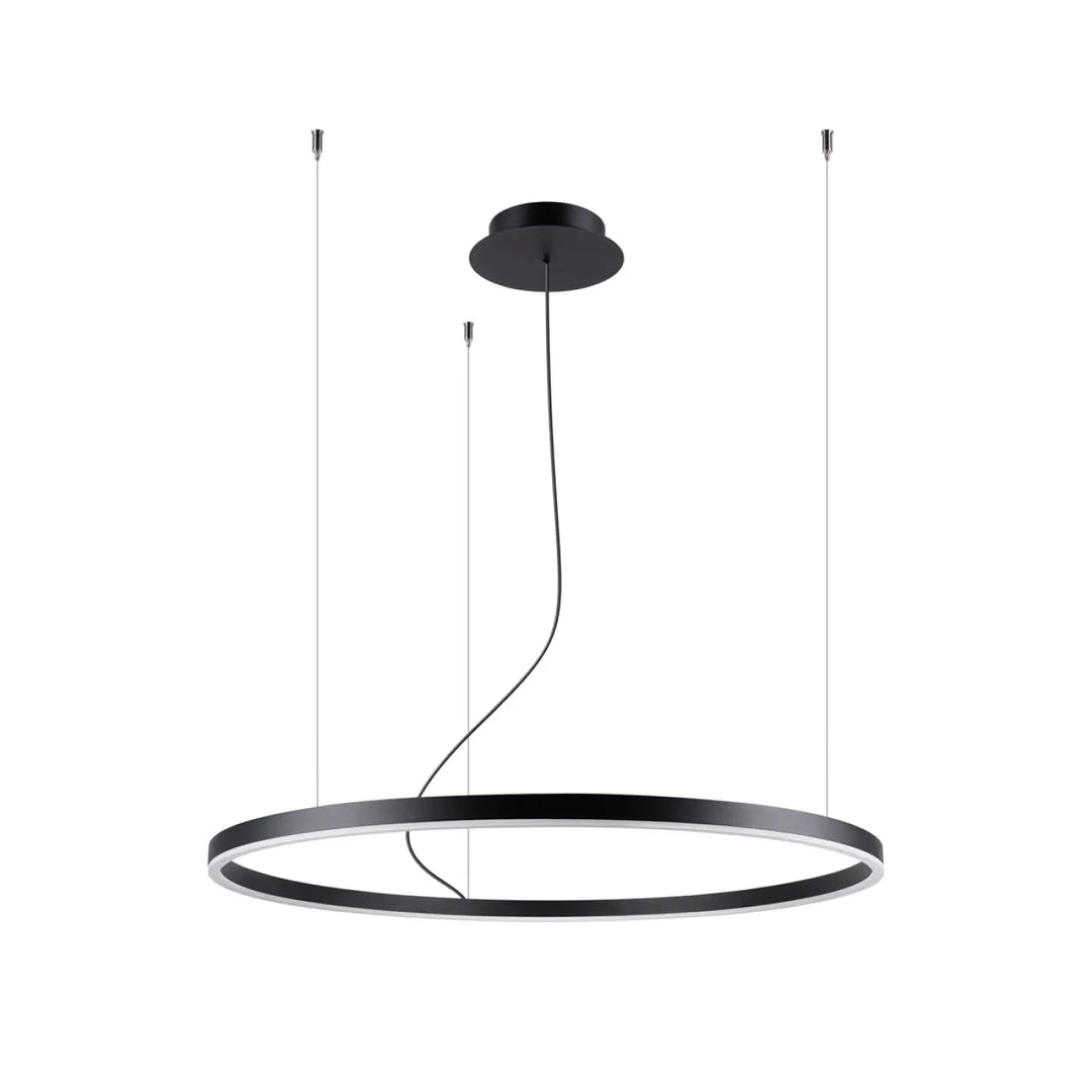 Lustre ODA noir vue d'ensemble
