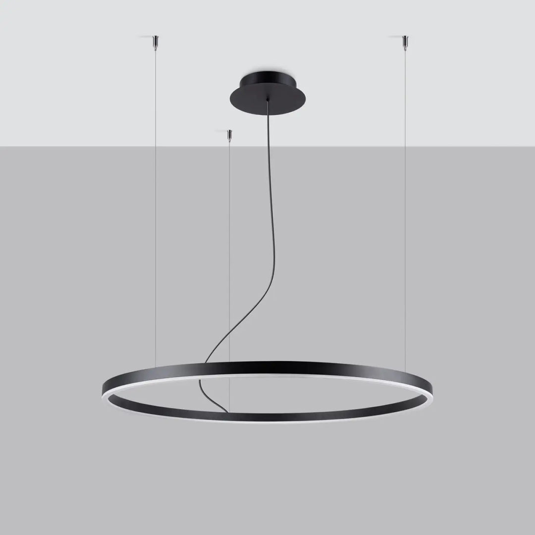 Lustre ODA noir éteinte, suspendu