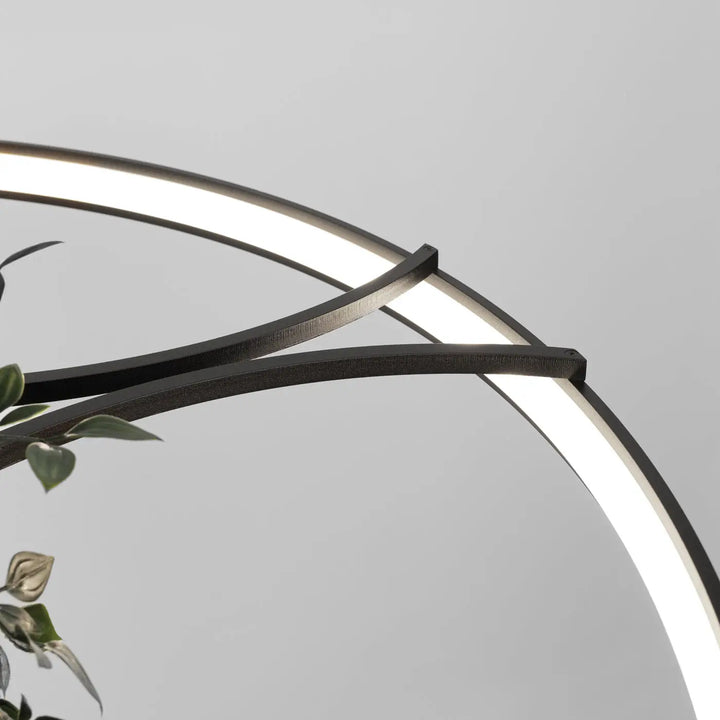 Lustre RIO BIO noir détail des plantes