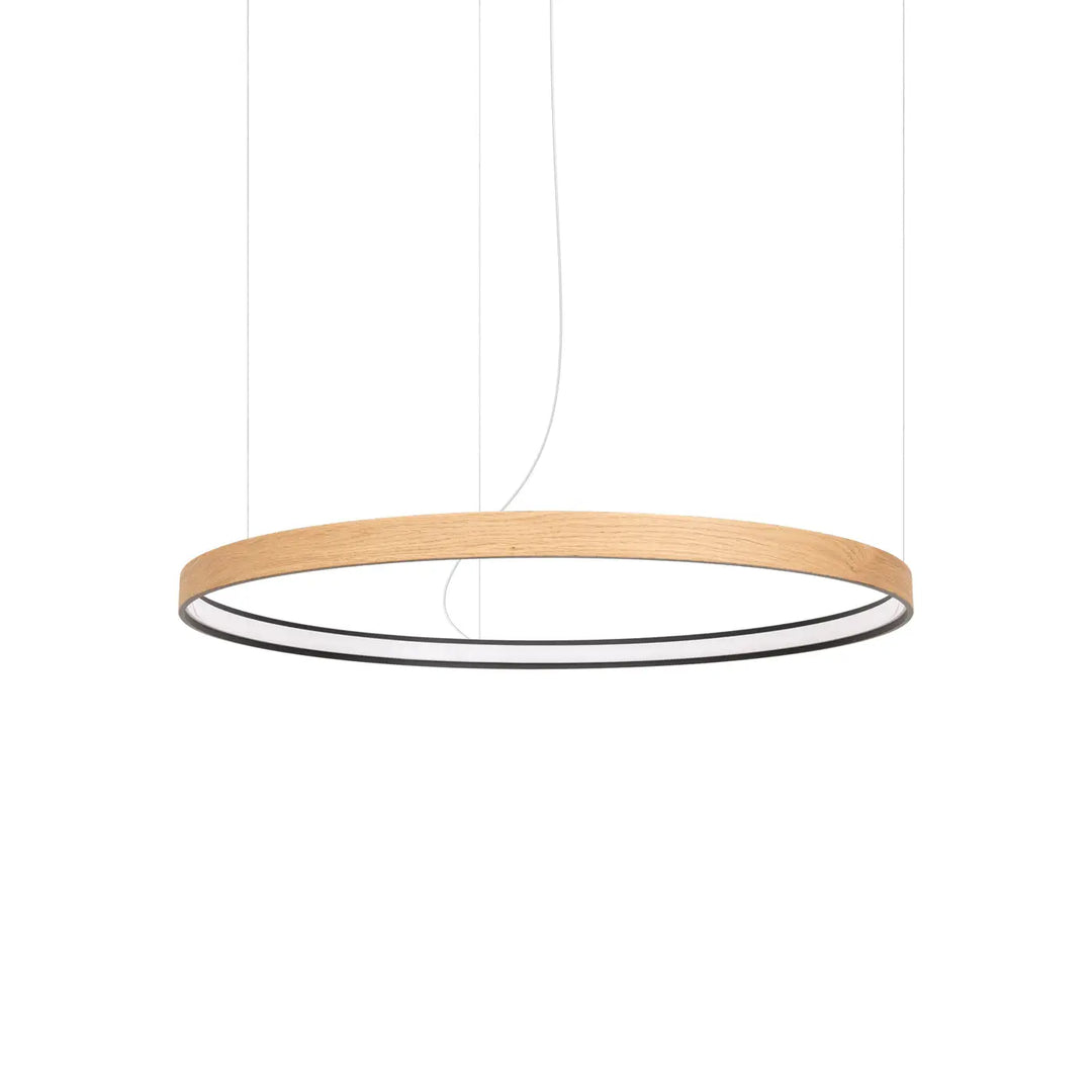 Lustre RIO EIK bois naturel vue d'ensemble