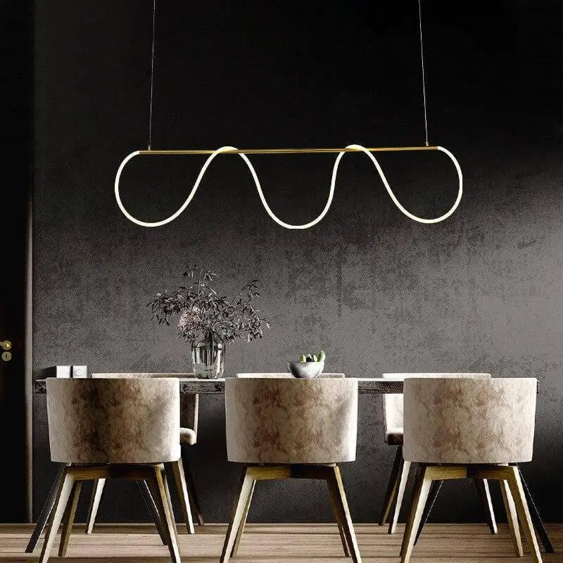 Lustre Led Suspension Design Géométrique
