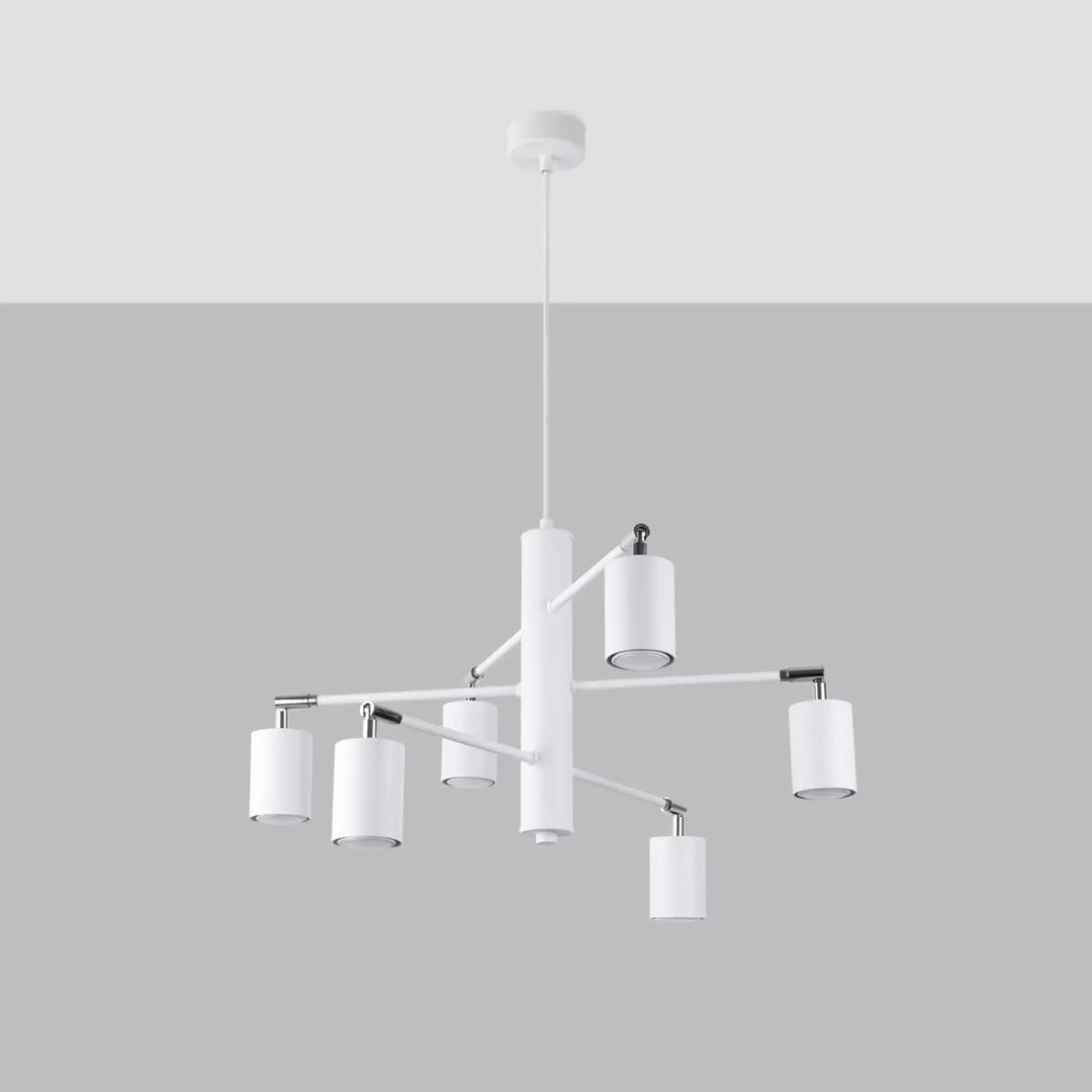 Lustre blanc éteint