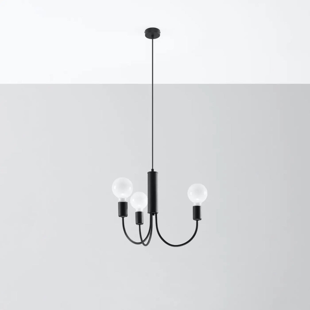 Lustre noir éteint