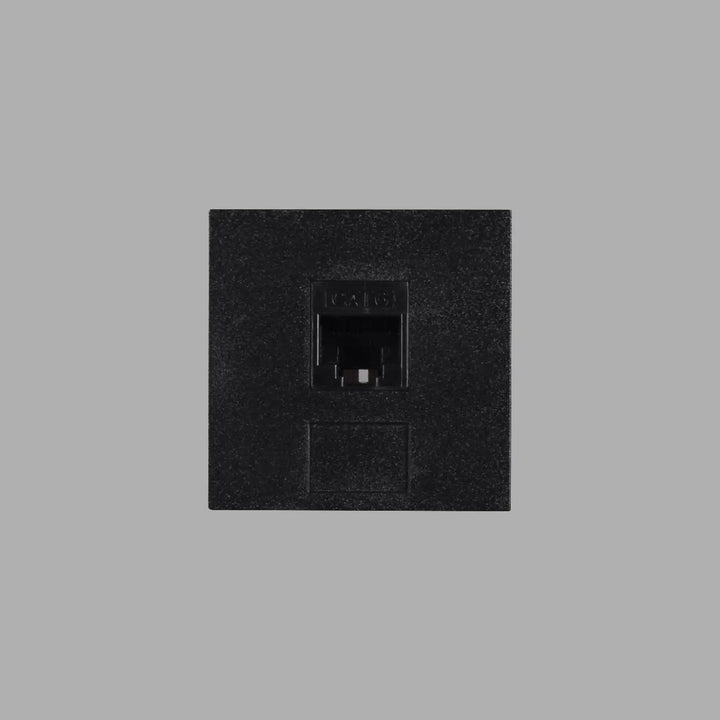 Module RJ45 noir Buster + Punch #couleur_noir