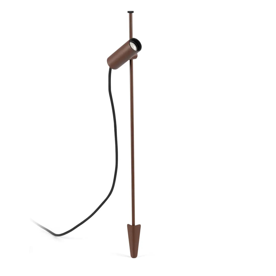 Piquet lumineux Clap marron rouille 63 cm 230 V de Faro Barcelona