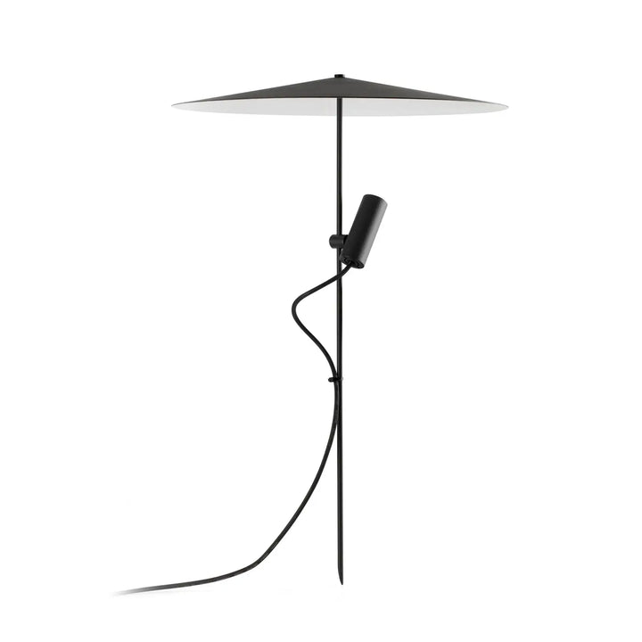 Piquet lumineux Clap noir 63 cm 230 V avec écran de Faro Barcelona