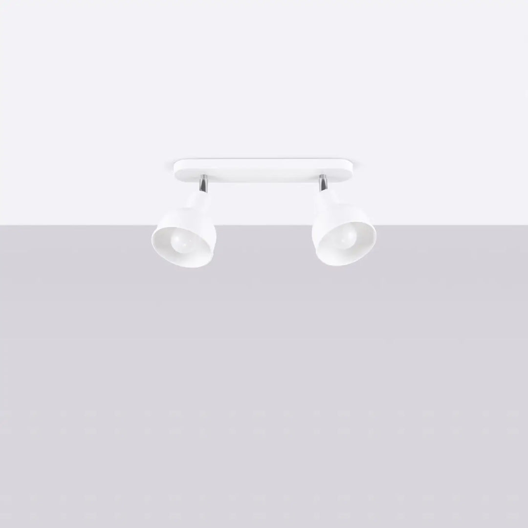 Luminaire plafonnier blanc éteint