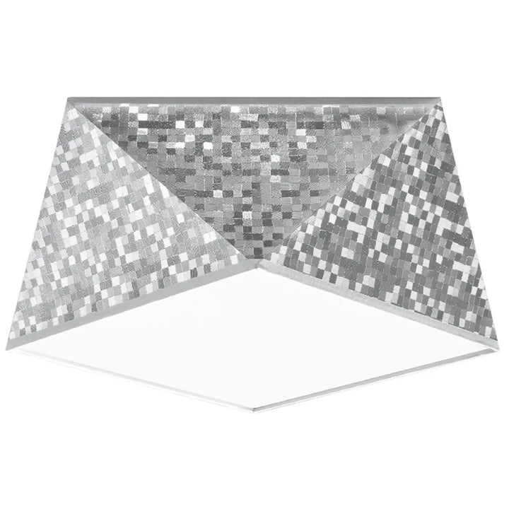 Luminaire plafonnier argent