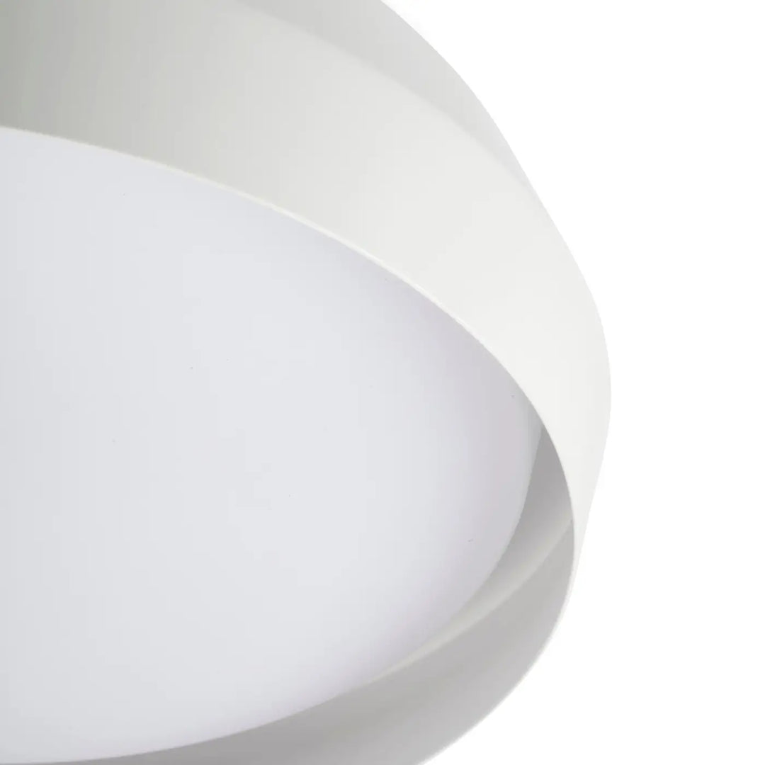 Détail du plafonnier Shoku blanc