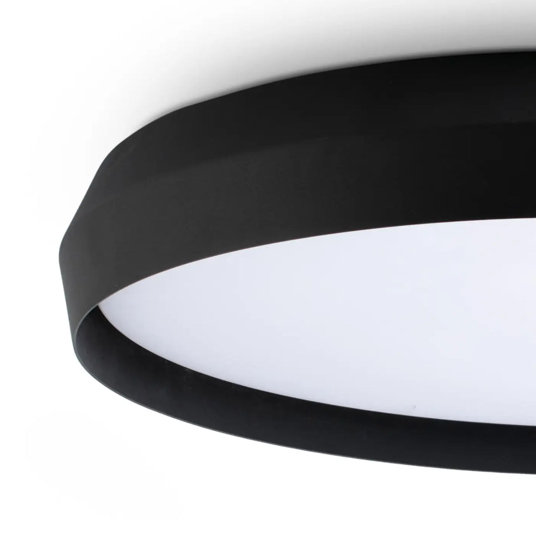 Détail du plafonnier Shoku 60 cm noir