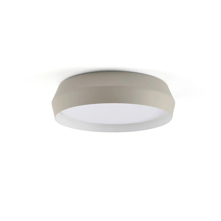 Plafonnier Shoku 35 cm gris et blanc de Faro Barcelona