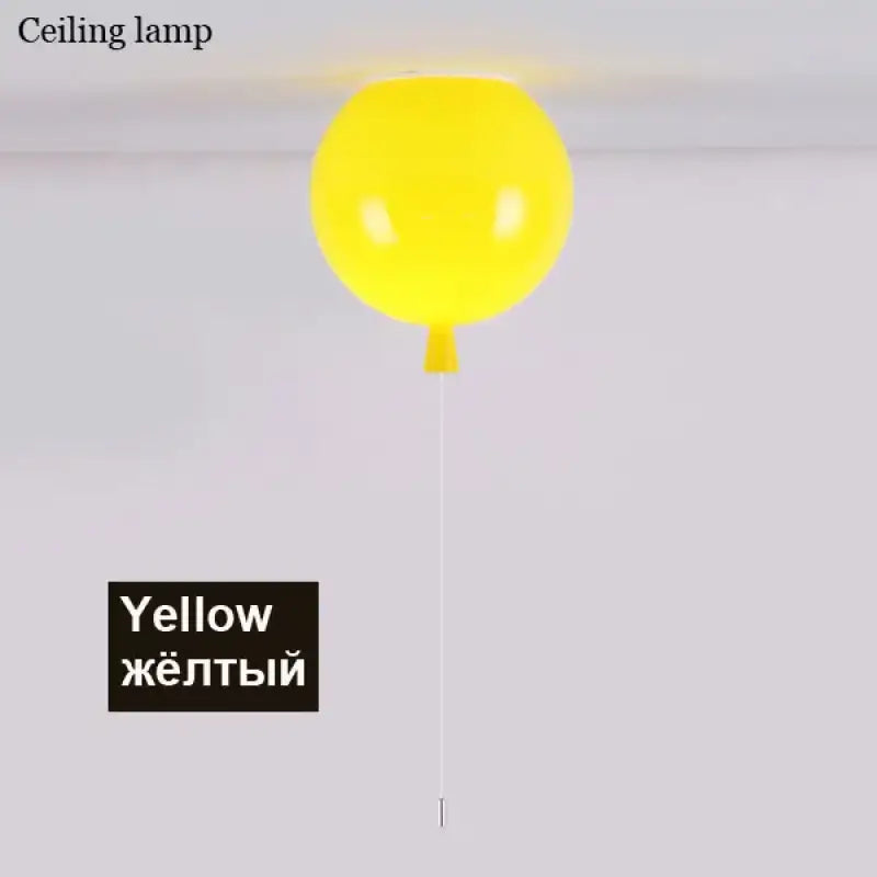 Plafonnier Ballon Coloré Pour Chambre D’enfant

