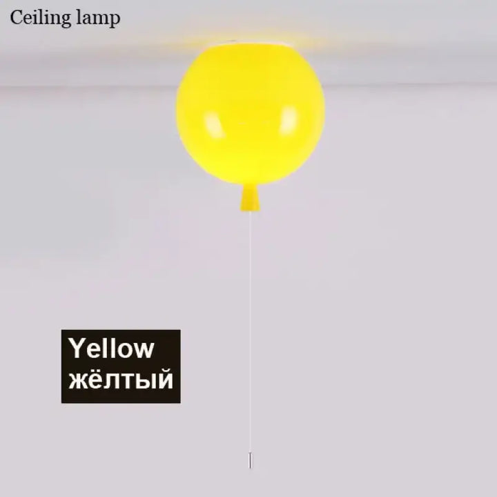 Plafonnier Ballon Coloré Pour Chambre D’enfant

