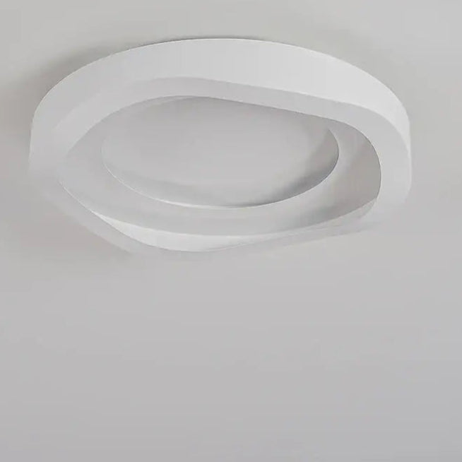 Plafonnier Contemporain Courbes Naturelles Et LED Intégré

