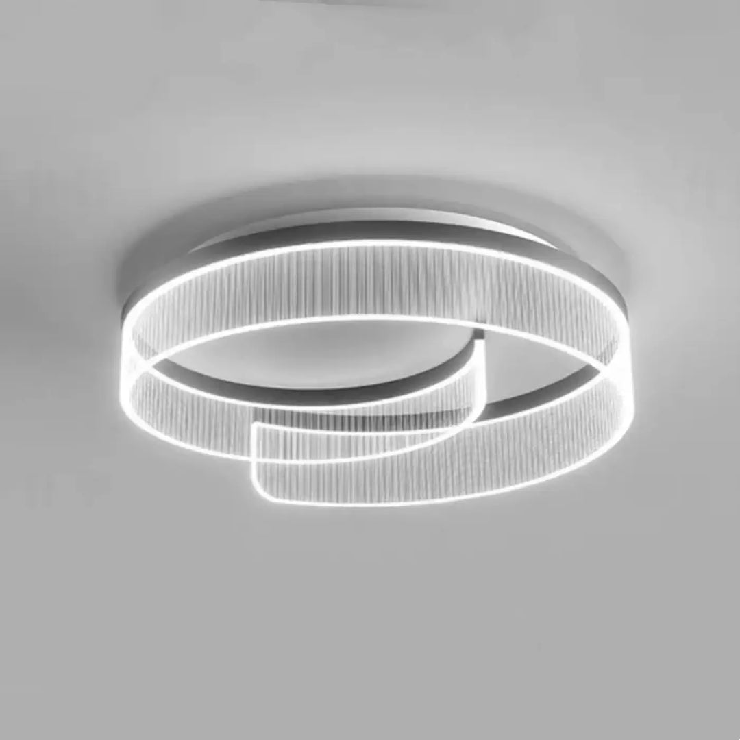 Plafonnier Contemporain À Éclairage Circulaire Intégré

