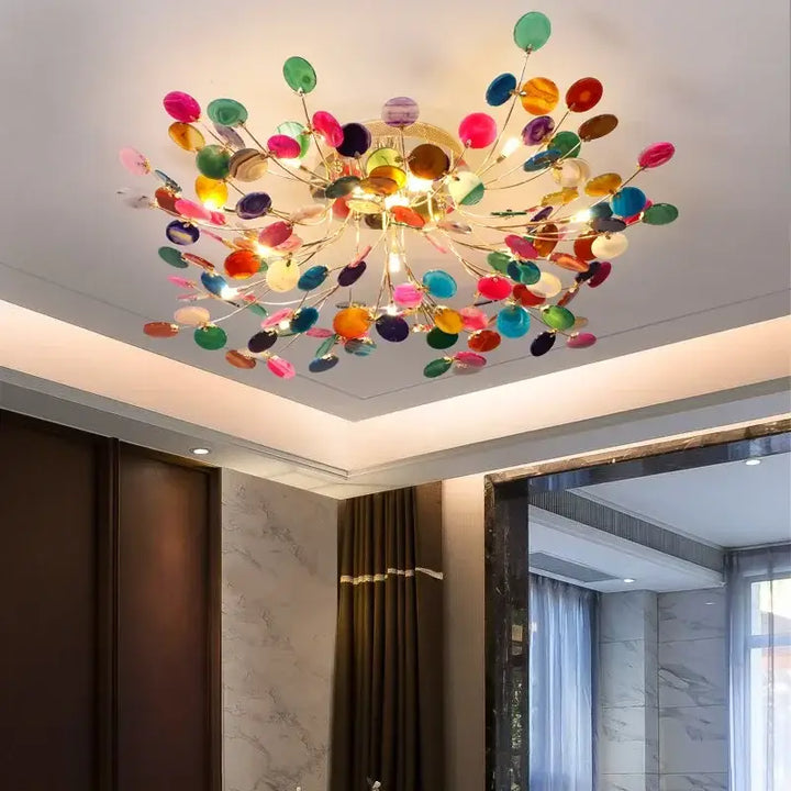 Plafonnier créatif multicolore design chic élégant