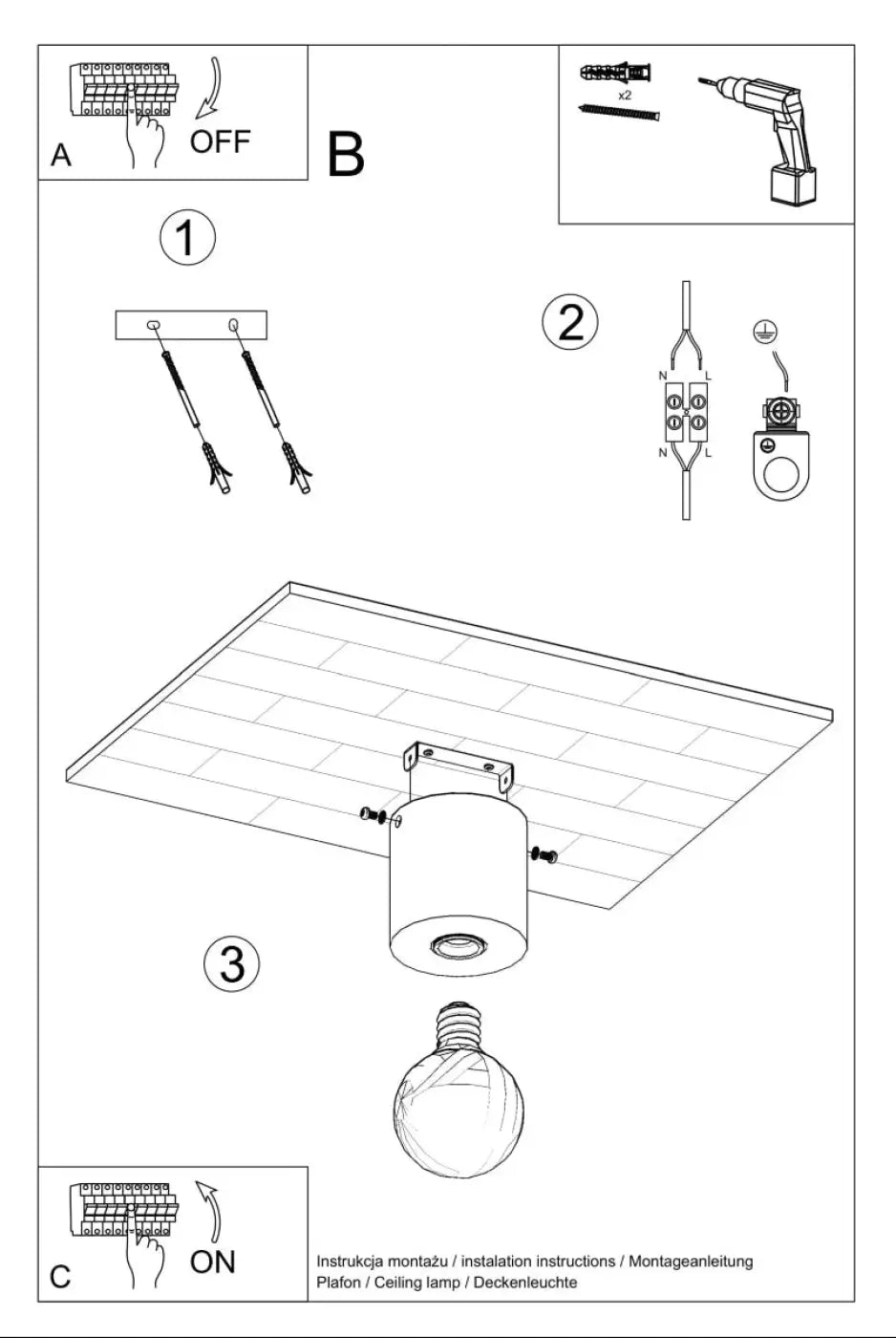 Plafonnier salgado cylindrique avec finition métallique et support intégré pour drewniany plafon sentez mieux bois naturel